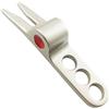 Opemg 1Pc Argento Resistente Golf Forcella Pivot Divot Riparazione Strumento Divot Strumenti Divot