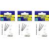 PRO FILSTAR Set di 45 Stopper Pesca SS 0,10-0,16mm - Perline Nere