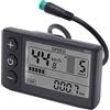 Yosoo Health Gear Misuratore Display LCD per Bici Elettrica Misuratore Display LCD per Bici Elettrica, Misuratore Display LCD S866 Pannello di Controllo 24V 36V 48V Spina Impermeabile Display LCD