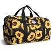 HUA ANGEL Borsone da Palestra Donna Uomo Borsa Viaggio Pieghevole con Portascarpe e Tasca impermeabile, Leggero Borsa Sportiva per Gym, Yoga, Piscina, Weekend,Spiaggia 25L