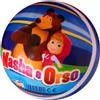 CUCUBA Pallone di Gomma Da Acqua Volley Pallamano Pallanuoto da Allenamento o Partita Diametro 17 cm (Masha e Orso)