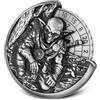 Keller & Weber Roulette Goblin Dadi Spinner, 7-in-1 Metallico Spinner Dadi DND, Goblin Fidget Spinners, Regali di D&D con Sacchetto Regalo Logo Drago, Giochi di Ruolo, Accessori per Giochi da Tavolo, Argento Scuro