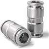 Bwintech 2 pezzi 4 mm dritto spingere per collegare Fitttog pneumatico, 2 vie statoless Quick Release PU aria Ltoe Adapter
