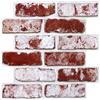 COMSTICKC Adesivi Murali 3D Mattoni, 10 Pezzi 30 x 30cm | PVC Pannelli Murali 3D Adesivi, Pannelli Decorativi per Soggiorno, Bagno, Cucina, Parete Interne