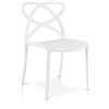 milani home MilaniHome.it - Sedia per Sala da Pranzo, Cucina in Plastica di Alta qualità Stile Moderno di Alta qualità, Cm 55x50x82 HDI coloreBianco