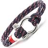 ZENSE - Bracciale marino in cordino blu con chiusura a grillo ZB0337