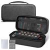 AceGamer Custodia per Switch 2 2025, con protezione per lo schermo e organizer per schede di gioco, borsa capiente per accessori quali caricabatterie, impugnature di ricambio, cuffie e cavi，Nero