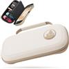 Zerika Custodia per Nintendo Switch 2 2025, Design Ammortizzante a Nido d'ape Migliorato, Borsa Rigida da Viaggio per Console Nintendo Switch 2 e Accessori, 10 Slot per Schede di Gioco (Beige)