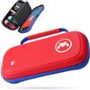 Zerika Custodia per Nintendo Switch 2 2025, Design Ammortizzante a Nido d'ape Migliorato, Borsa Rigida da Viaggio per Console Nintendo Switch 2 e Accessori, 10 Slot per Schede di Gioco (Rosso)