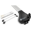 Modula Case System OvalBar Portapacchi in alluminio compatibile con Hyundai Tucson III SUV 2015-2017 con barre longitudinali integrati, serratura antifurto, portata massima 75 kg