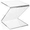 VITAdisplays Supporto a Z in plexiglas® originale, ad esempio come espositore per vasi/statuette in vetrina/vetrina e esposizioni (20,0 x 20,0 x 28,0 cm).