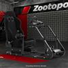 Zootopo Sim Racing Cockpit Supporto Ruota Con Sedile Nero Adatto A Logitech G920