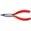 KNIPEX Pinza a becchi tondi con tronchese (pinza per gioiellieri) rivestiti in resina sintetica 130 mm, 19 01 130