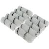 CORAL Strumenti di corallo corallo 41400 Easy Coater Paint mini roller cover con un manico in microfibra tessuto 10,2 cm confezione da 10 pezzi, colore: Bianco (pezzi)