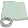Merriway Bulk Hardware BH04946 Kit d'Isolamento per Porte e Finestre con Nastro Biadesivo in Dotazione, 3 x 1.5 m, Bianco