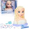 Disney Frozen Testa di Deluxe Elsa The Snow Queen da pettinare Frozen 2 Disney, 18 Pezzi Inclusi Accessori da Indossare e Condividere, Giocattoli per Bambini dai 3 Anni in su di Just Play