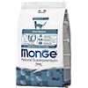 Monge Cat Sterilised Gusto Trota Alimento Secco Dietetico Monoproteico per Gatto Sterilizzato Formato 400 g