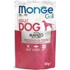Monge Grill Buste Adult Coniglio Gusto Coniglio Alimento Umido Completo per Cane Adulto Formato 100 g