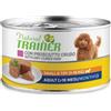 Trainer Natural Trainer Dog Small & Toy Gusto Prosciutto e Riso Alimento Umido Completo per Cane Adulto Formato 150 g
