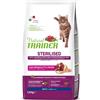 Trainer Natural Trainer Gatto Sterilised Adult Gusto Prosciutto Crocchette Alimento Secco per Gatti Adulti Sterilizzati Età 1+ 1,5 kg
