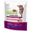 Trainer Natural Trainer Gatto Sterilised Adult Gusto Salmone Crocchette Alimento Secco per Gatti Adulti Sterilizzati Età 1+ Busta 300