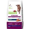 Libra Natural Trainer Gatto Sterilised Adult Gusto Trota Crocchette Alimento Secco per Gatti Adulti Sterilizzati Età 1+ Sacco 1,5 Kg