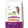Trainer Natural Trainer Gatto Sterilised Adult Gusto Tacchino Crocchette Alimento Secco per Gatti Adulti Sterilizzati Età 1+ Sacco 3 Kg