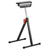 VEVOR Supporto a Rulli, Carico di 136 kg Supporto a Rulli per Troncatrice da Tavolo, Altezza Regolabile 680 a 1079,5 mm per Impieghi Gravosi con Testa a Rulli Multidirezionale Lucidata da 292,1 mm