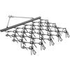 VEVOR Erpice a Trascinamento a Catena, con 60 Denti Affilati, Accessori per Trattori UTV per Livellamento del Paesaggio Manto Erboso, Erpice per Vialetto Cortile, 1780 x 1470 x 110 mm