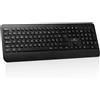 Bluestork - KB Office R2 - Tastiera senza fili AZERTY, doppia connessione Bluetooth / 2.4 Ghz, tastiera Bluetooth PC, ricaricabile USB-C, 70 ore autonomia, leggera, silenziosa - Windows/tablet