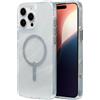 ZAGG Milan Snap Case Rinforzato in Grafene per iPhone 16 Pro Max [6,9 pollici], MagSafe Compatibile, Anti-Giallo, Design Sottile, Presa Sicura, Shockproof (Swirl Glitter)