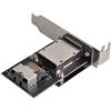 SilverStone SST-SA011 - Adattatore interno Mini SAS 26pin SFF8087 ad esterno 36pin SFF8088 su alloggiamento PCI-E