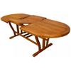 Roccobimbo Tavolo Riviera allungabile Ovale legno acacia 180/240X100 Double di Roccobimbo