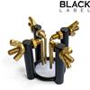 Black Label 4-Way Urethral Stretcher Black-Gold