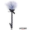 LateToBed BDSM Line Feather Tickler with Bowknot 25cm