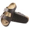 Birkenstock Sandali Arizona Birko Flor Dark Brown Unisex Calzata Stretta