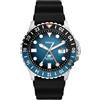 Fossil Orologio GMT blu da uomo, movimento a tre lancette con data e cinturino in acciaio inossidabile o in silicone, 46 mm, Blu
