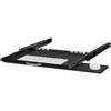 Stalflex 19 Ripiano estraibile per tastiera e mouse, 350mm, Nero RSR19-1U-350B-KM