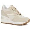 Geox D Zosma A, Platform Donna, Beige Lt Taupe, 40 EU
