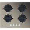 Indesit ING 61T/TD Piano cottura a gas 4 fuochi incasso vetro tortora 59 cm