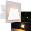 UNIVERSO Faretto segnapassi IP65 LED 3W incasso scatola 503 scale giardino viale gradini (4000K, bianco)