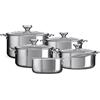Le Creuset Set Casseruole Alte In Acciaio Inox - Set 5 Pz