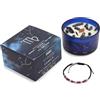 Ancient Wisdom Candela Segni Zodiacali con Gemme, Bracciale Incluso, Idea Regalo (Vergine)