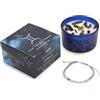 Ancient Wisdom Candela Segni Zodiacali con Gemme, Bracciale Incluso, Idea Regalo Donna, Uomo, Festa della Mamma, Compleanno (Gemelli)