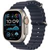 Apple Watch Ultra 2 GPS + Cellular 49mm Cassa in Titanio con Navy Ocean Band