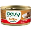 Oasy Caprice Mousse al Manzo per Gatti 85gr - 85 g, 6 pezzi