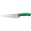 Sanelli Premana Professional Coltello Trinciate Olivato, Acciaio Inossidabile, Verde/Rosso, 21 cm