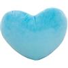 Liummrcy Cuscino per Il Cuore di Valentino, Cuscino Peluche, Cuscino Cardiaco di Valentino Cuscino a Cuore soffice Cuscino Decorativo ripieno 20x30 cm Blu