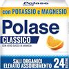 Polase Classico Magnesio e Potassio, Integratore Alimentare Contro Stanchezza e Fatica Fisica, Caldo, Sali Minerali Organici, Gusto Arancia, 24 Bustine