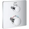 GROHE Parte Esterna Termostatico Incasso a 2 Vie (Doccia) per Rapido Smartbox Grohtherm, Design Squadrato 24079000